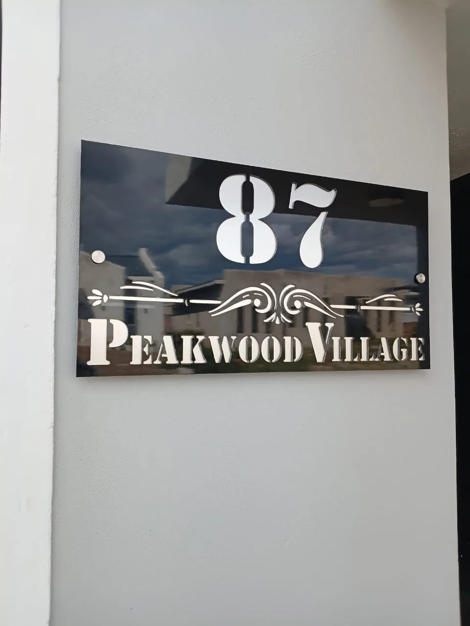 Brushed aluminium sign project — view 7 made by H&S Signs