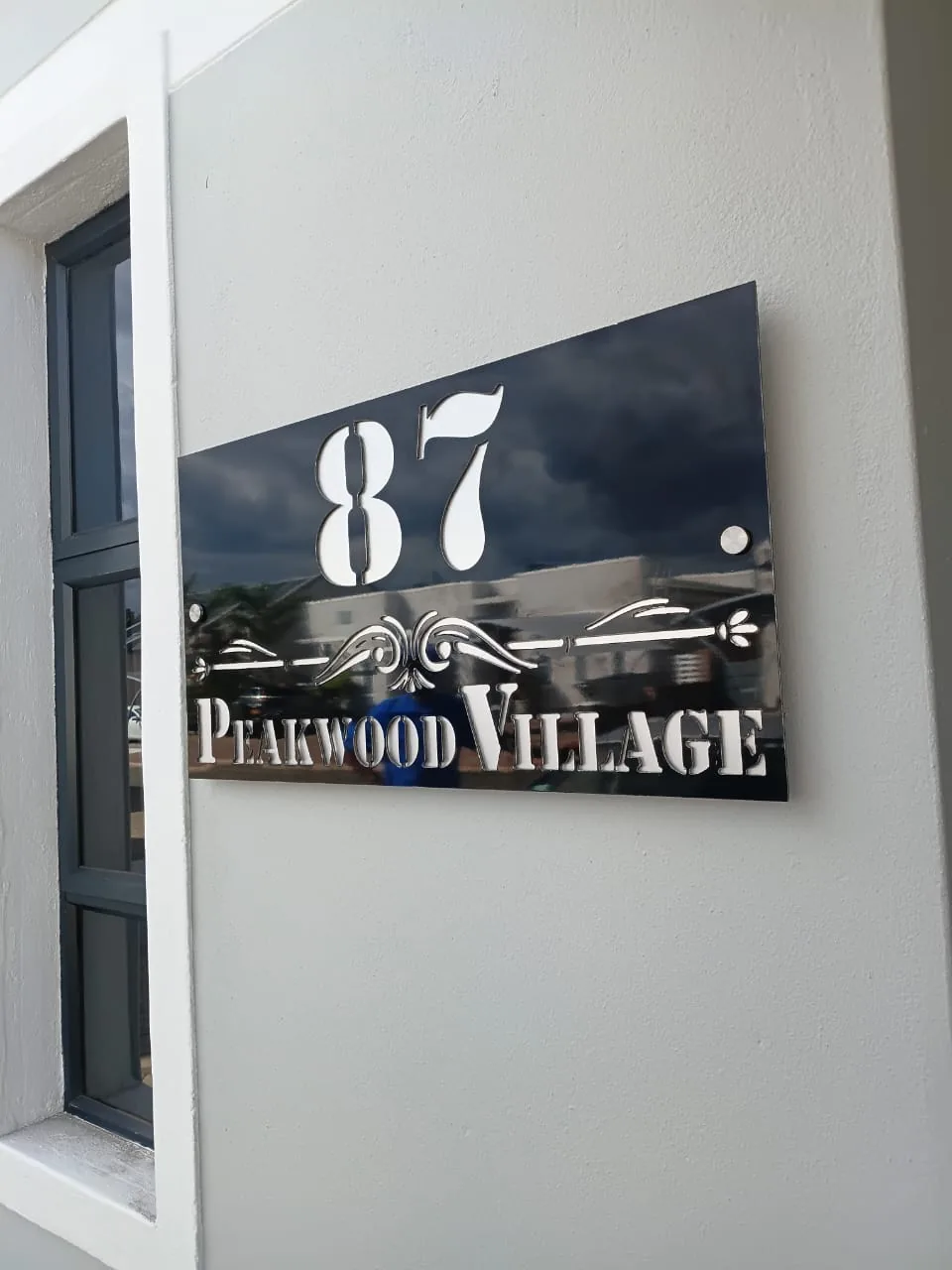 Brushed aluminium sign project — view 9 made by H&S Signs