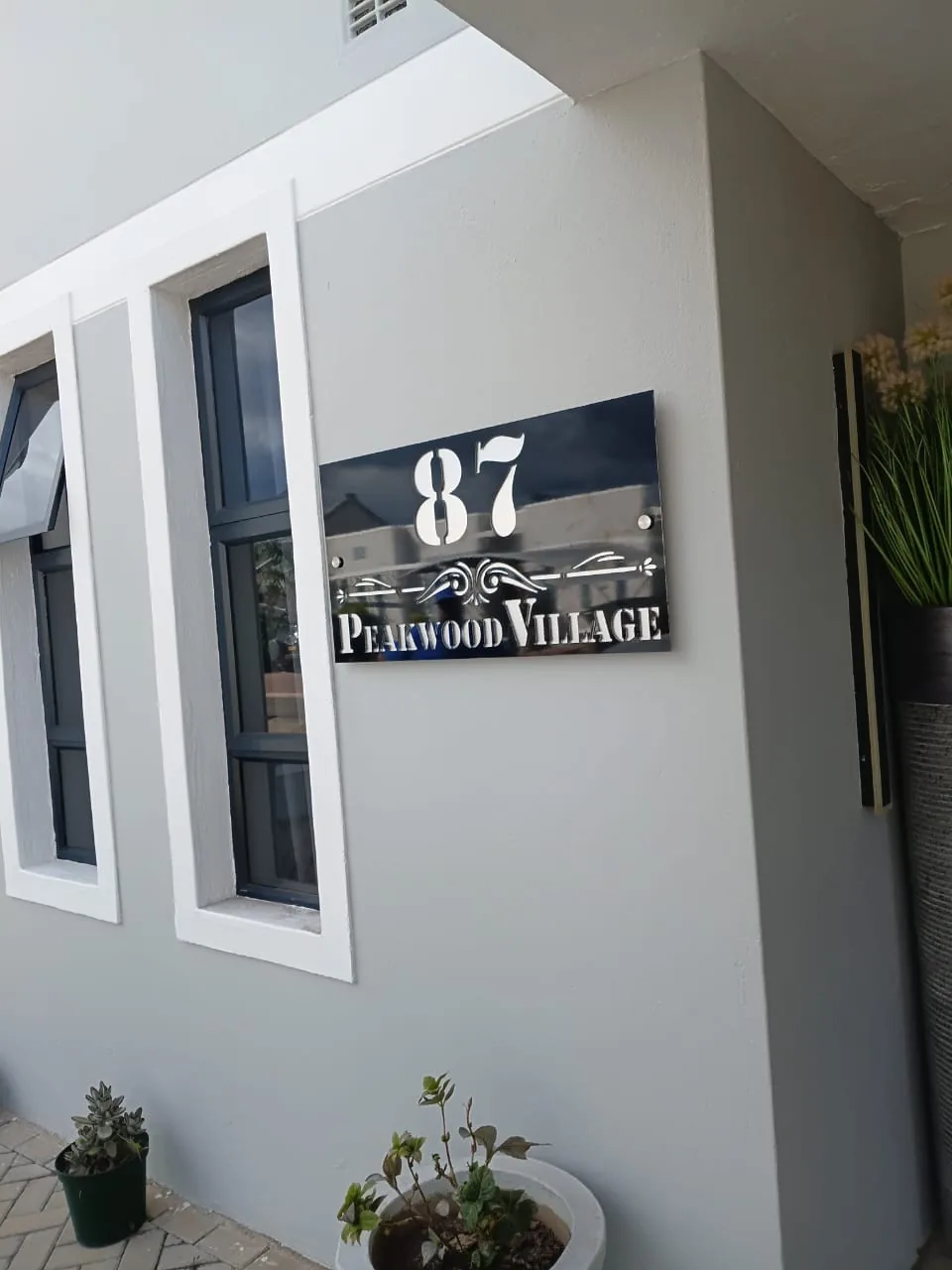 Brushed aluminium sign project — view 13 made by H&S Signs