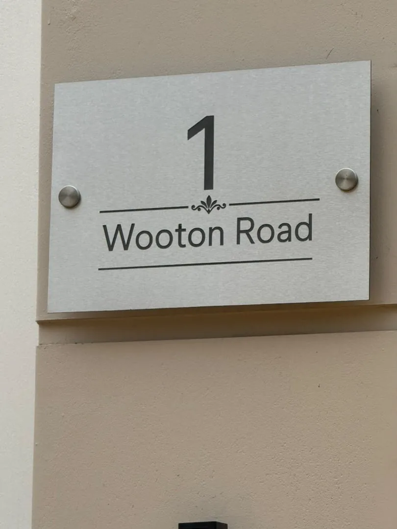Brushed aluminium sign project — view 17 made by H&S Signs