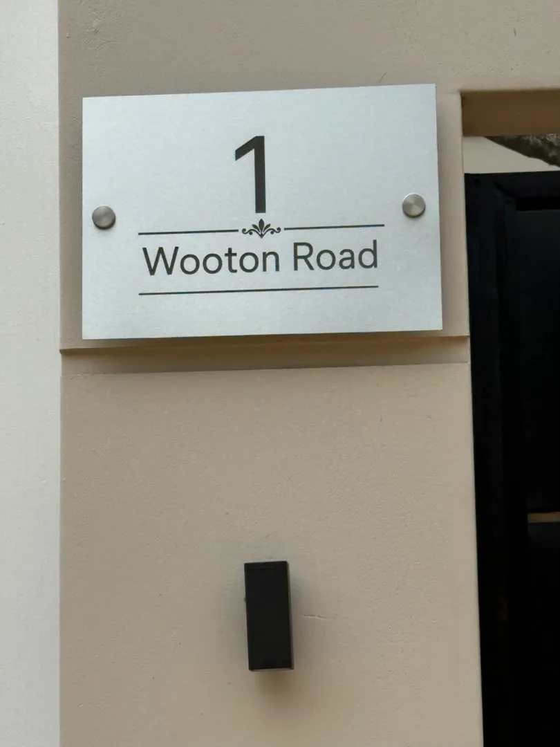 Brushed aluminium sign project — view 21 made by H&S Signs