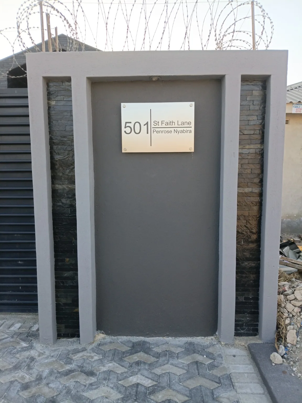 Brushed aluminium sign project — view 27 made by H&S Signs