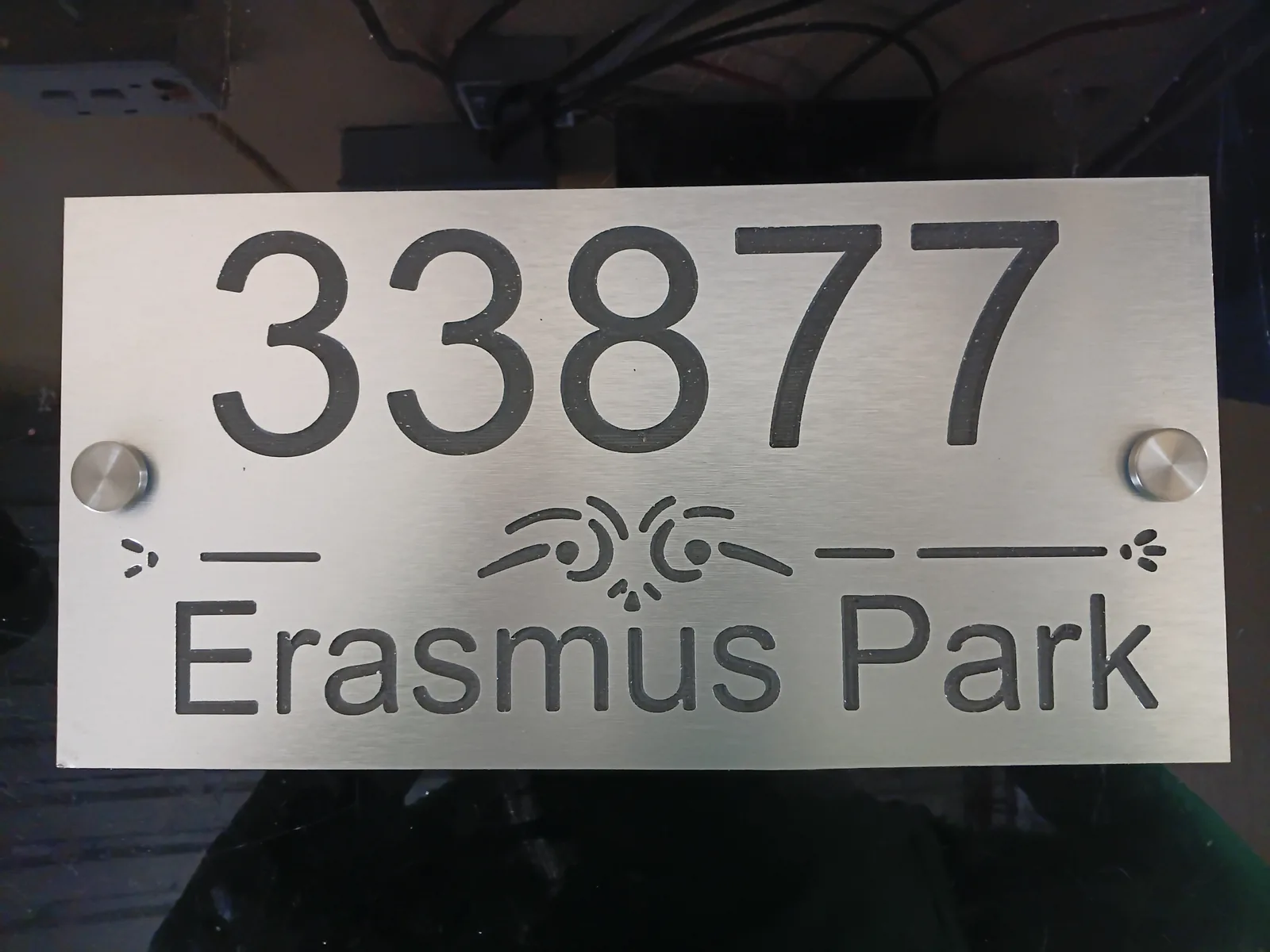 Brushed aluminium sign project — view 46 made by H&S Signs