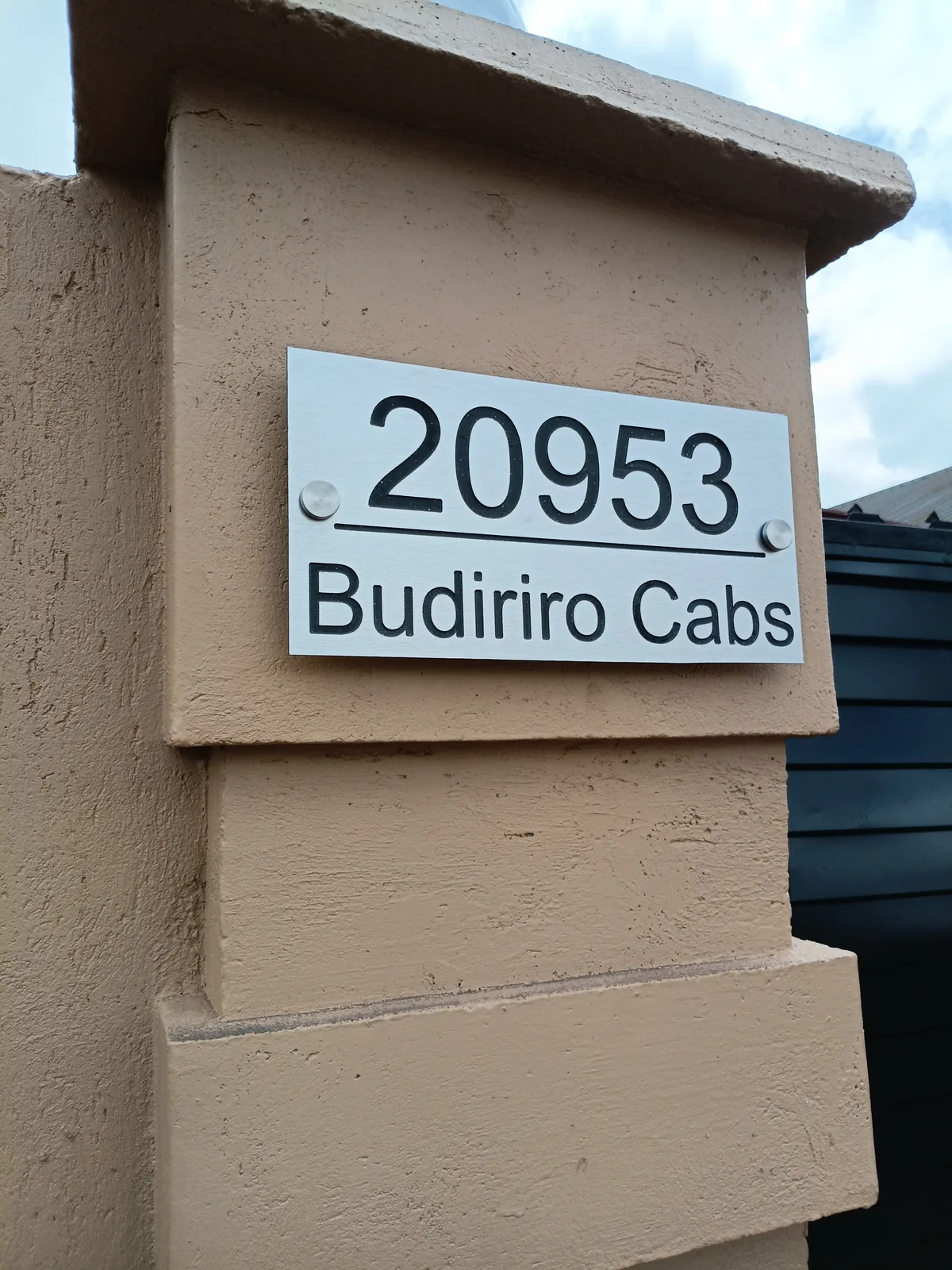 Brushed aluminium sign project — view 47 made by H&S Signs