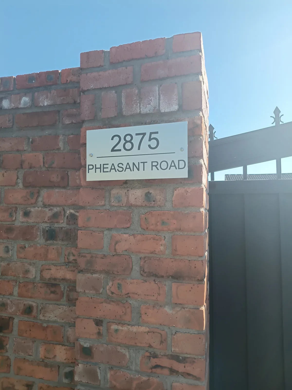 Brushed aluminium sign project — view 59 made by H&S Signs