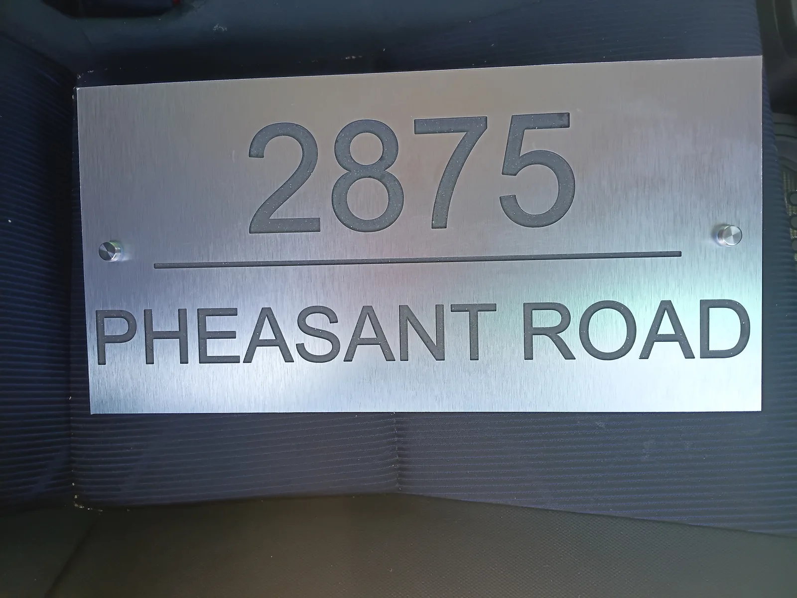 Brushed aluminium sign project — view 60 made by H&S Signs
