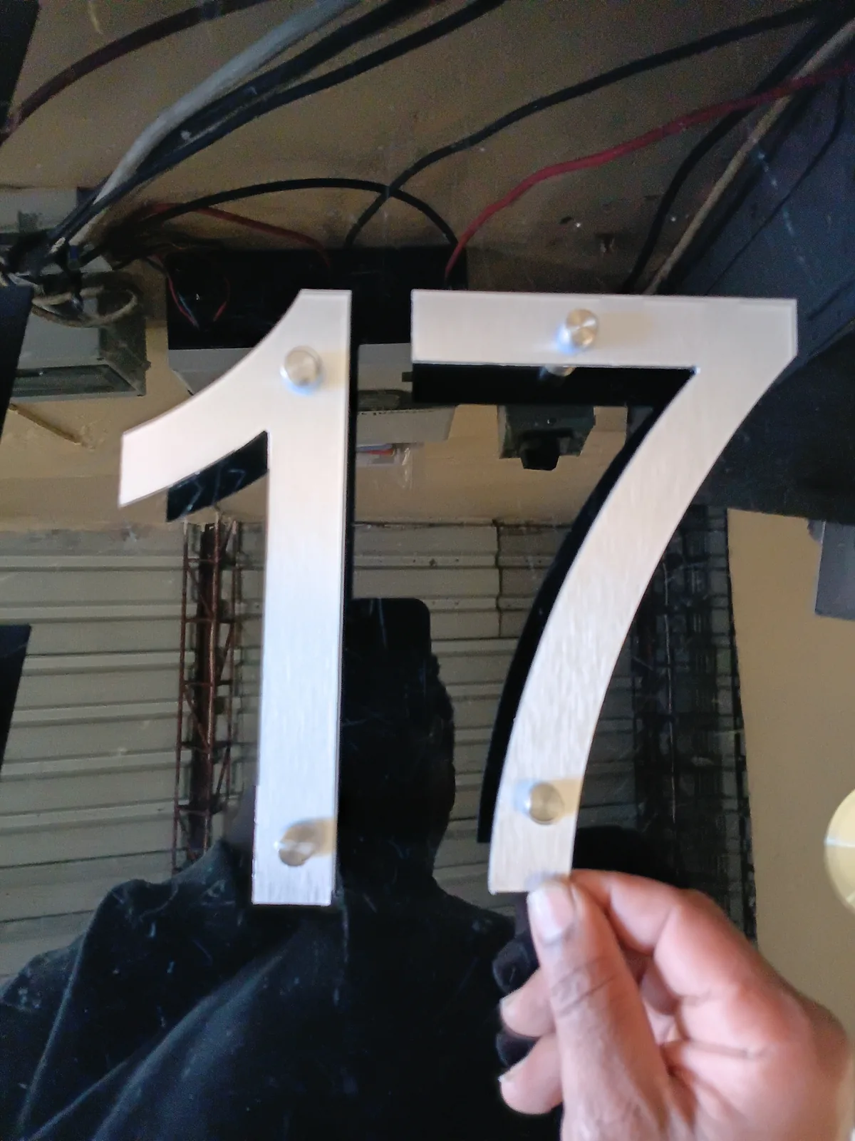 Brushed aluminium sign project — view 67 made by H&S Signs