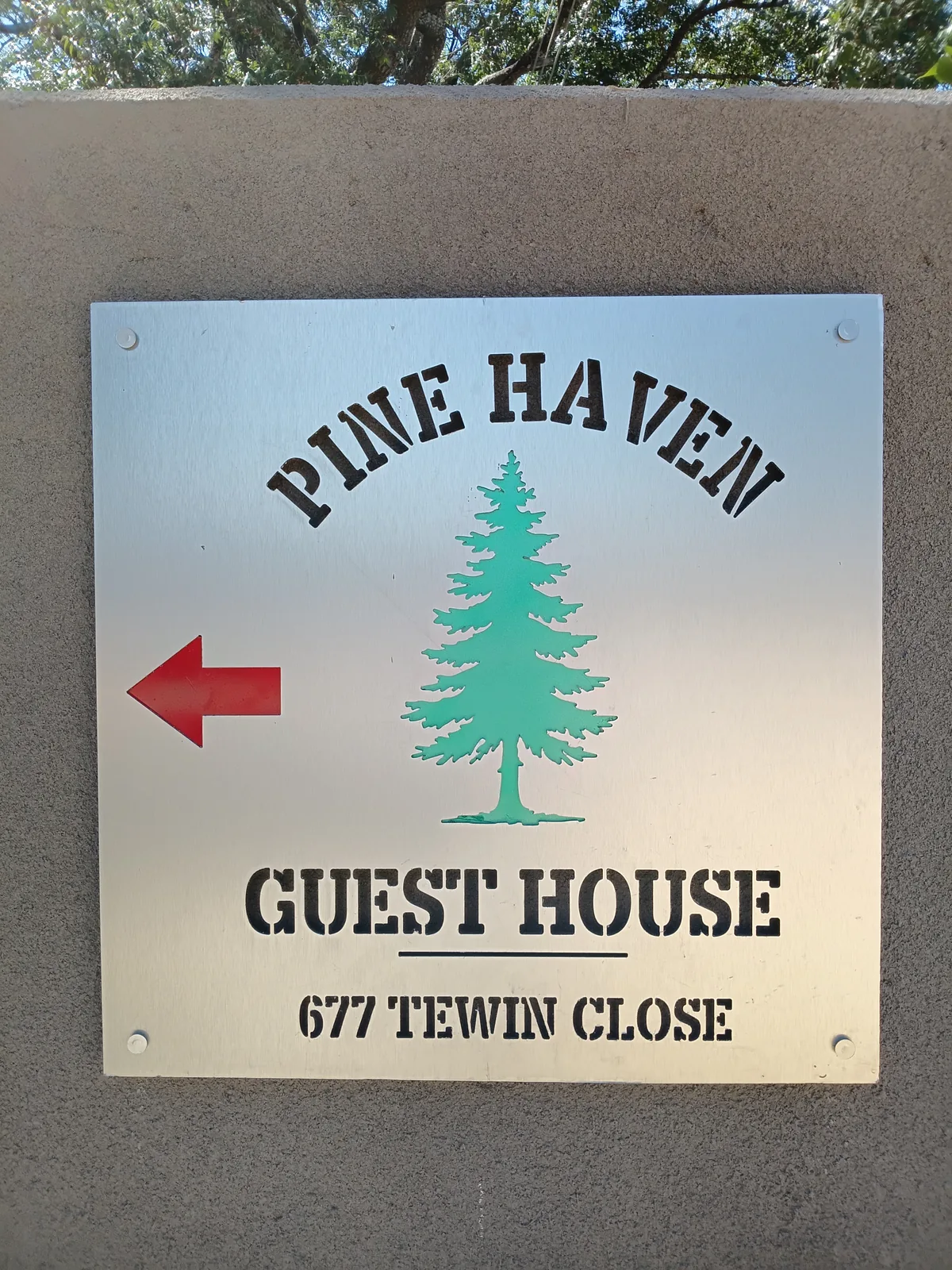 Guest house sign project — view 86 made by H&S Signs