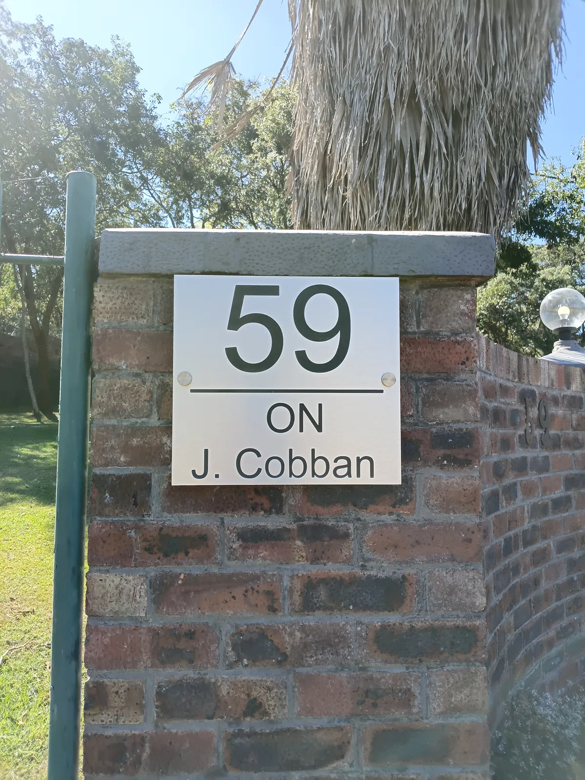Brushed aluminium sign project — view 90 made by H&S Signs