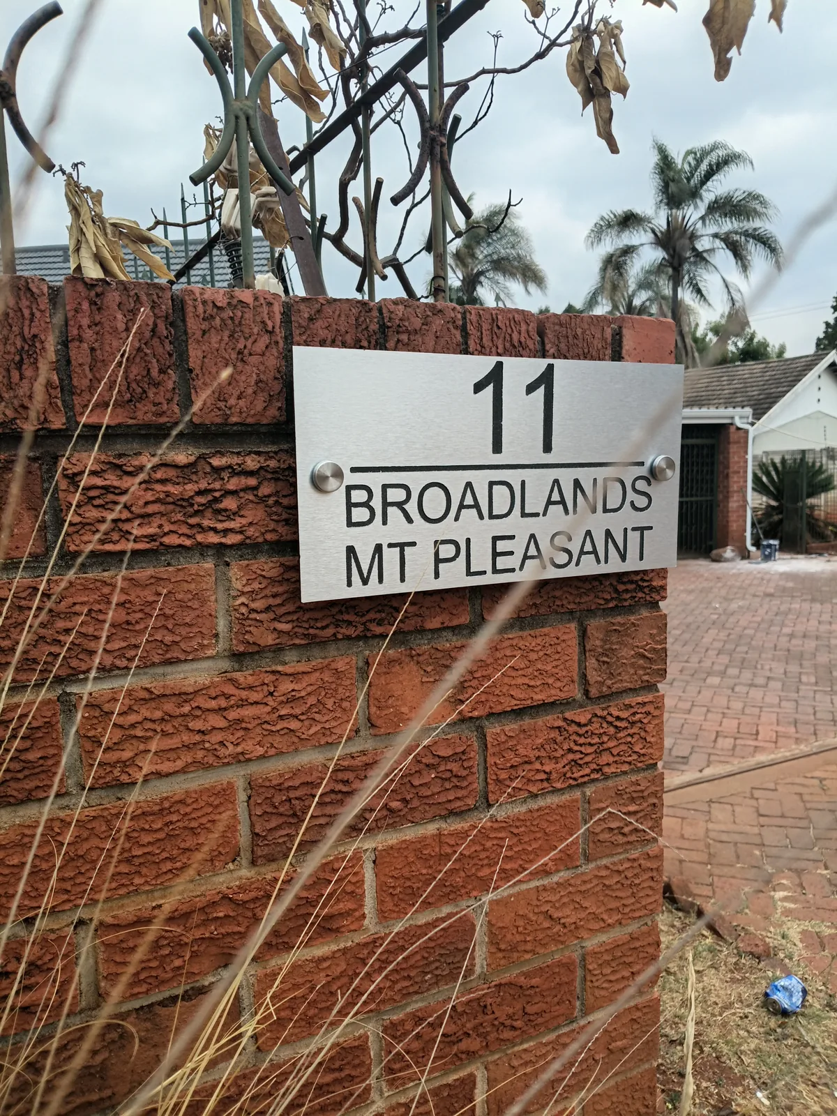 Brushed aluminium sign project — view 98 made by H&S Signs