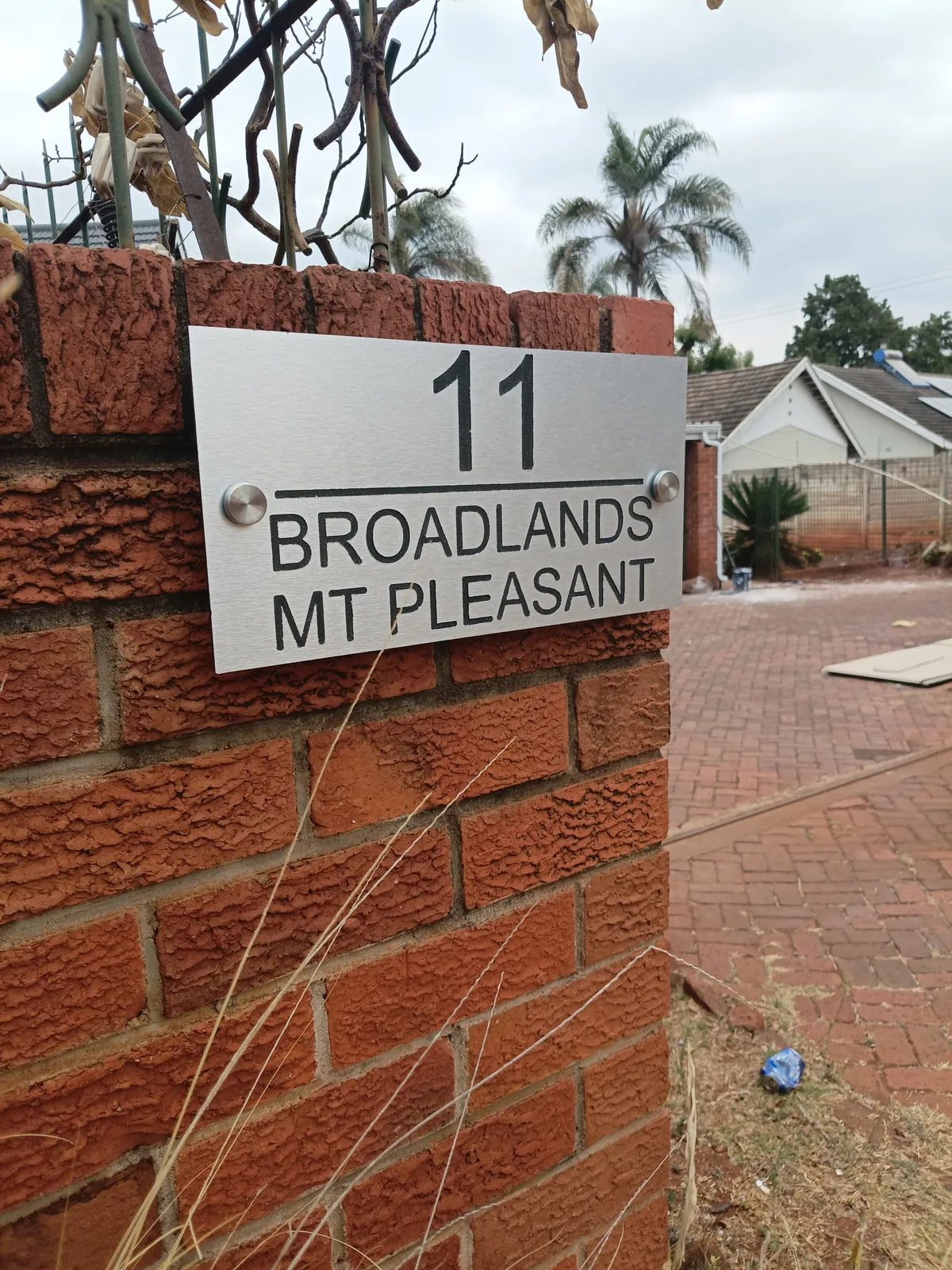 Brushed aluminium sign project — view 101 made by H&S Signs