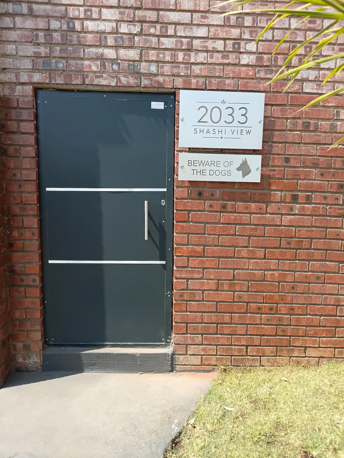 Brushed aluminium sign project — view 106 made by H&S Signs
