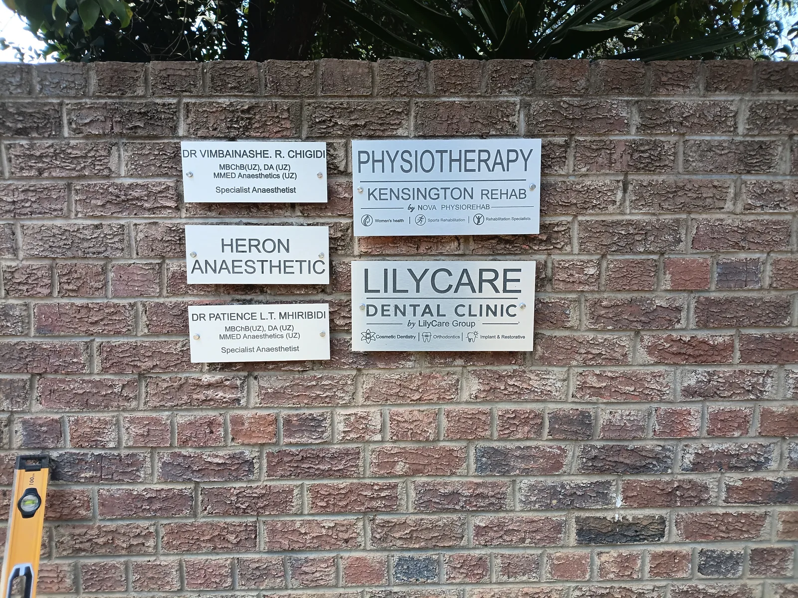 Medical practice sign project — view 107 made by H&S Signs